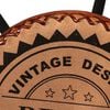 vidaXL Bar Stools 2 pcs Real Leather