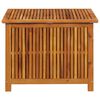 vidaXL Garden Storage Box 75x75x58 cm Solid Acacia Wood