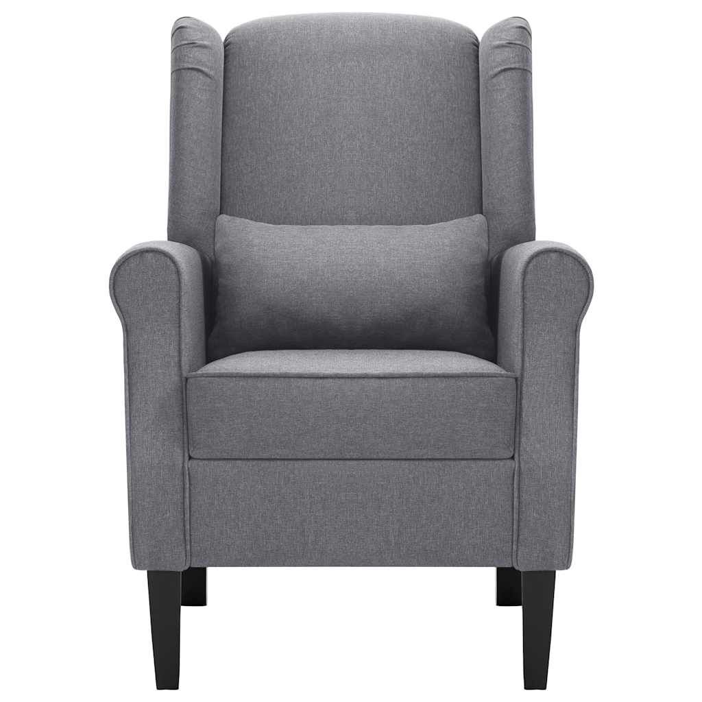 vidaXL Armchair Dark Grey Fabric