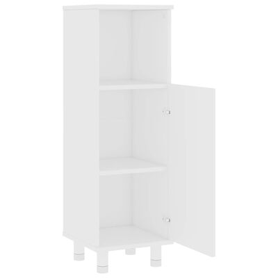 vidaXL 4 Piece Bathroom Furniture Set White Engineered Wood, white vidaXL 4 Piece Bathroom Furniture Set White Engineered Wood