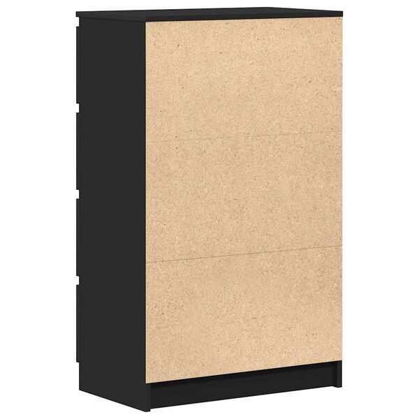 vidaXL Sideboard Black 60x35x98.5 cm Engineered Wood