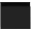 vidaXL Coffee Table Set Black 100x48x40 cm Engineered Wood