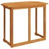 vidaXL Bistro Table 90x50x75 cm Solid Acacia Wood