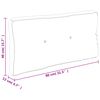 vidaXL Pallet Cushions 2 pcs Leaf Pattern Fabric
