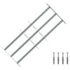 Adjustable Security Grille for Windows with 3 Crossbars 700-1050 mm