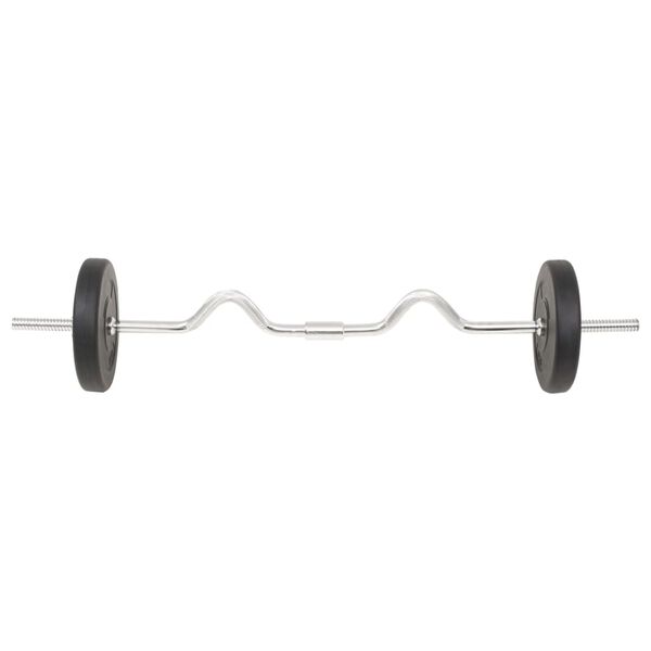 vidaXL Barbell and Dumbbell Set 30 kg