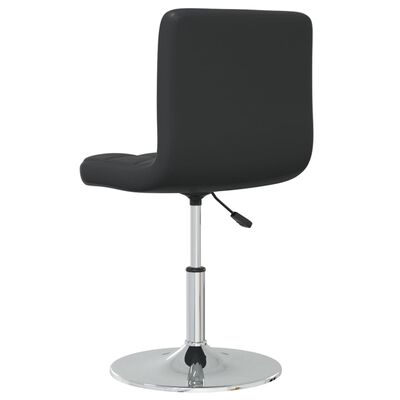 vidaXL Dining Chair Black Faux Leather, black vidaXL Dining Chair Black Faux Leather