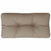 vidaXL Pallet Cushion Taupe 70x40x12 cm Fabric