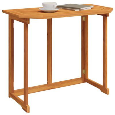 vidaXL Bistro Table 90x50x75 cm Solid Acacia Wood, brown vidaXL Bistro Table 90x50x75 cm Solid Acacia Wood