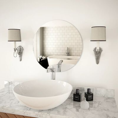 vidaXL Wall Mirror 50 cm Round Glass,  vidaXL Wall Mirror 50 cm Round Glass