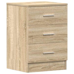 vidaXL Bedside Cabinet Sonoma Oak 38x35x56 cm Engineered Wood