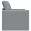 vidaXL Floor Sofa Bed 2-in-1 Light Grey 112x174x55 cm Fabric