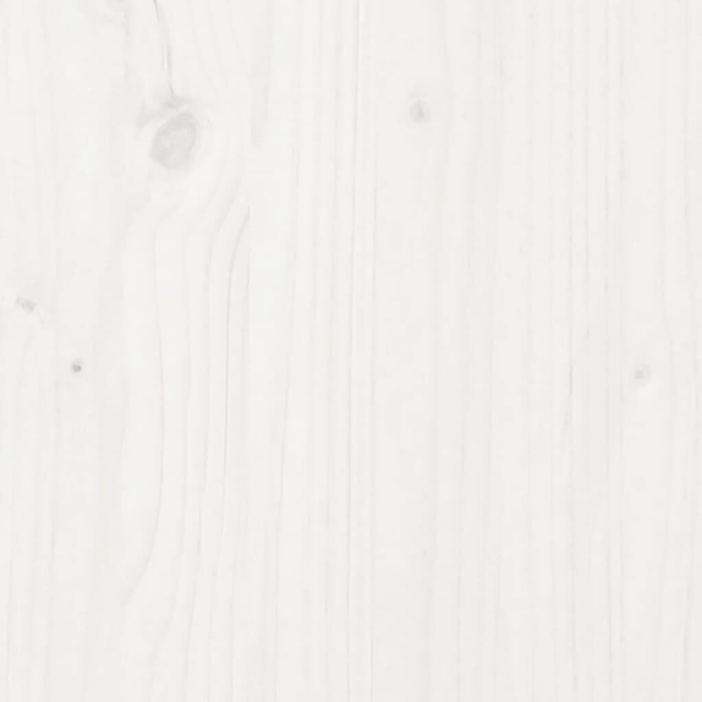 vidaXL Wall Cabinets 2 pcs White 45x30x35 cm Solid Pinewood