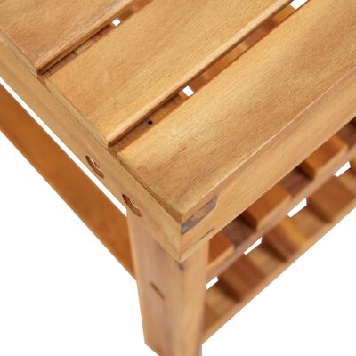 vidaXL Shoe Rack 90x32x46 cm Solid Acacia Wood,  vidaXL Shoe Rack 90x32x46 cm Solid Acacia Wood