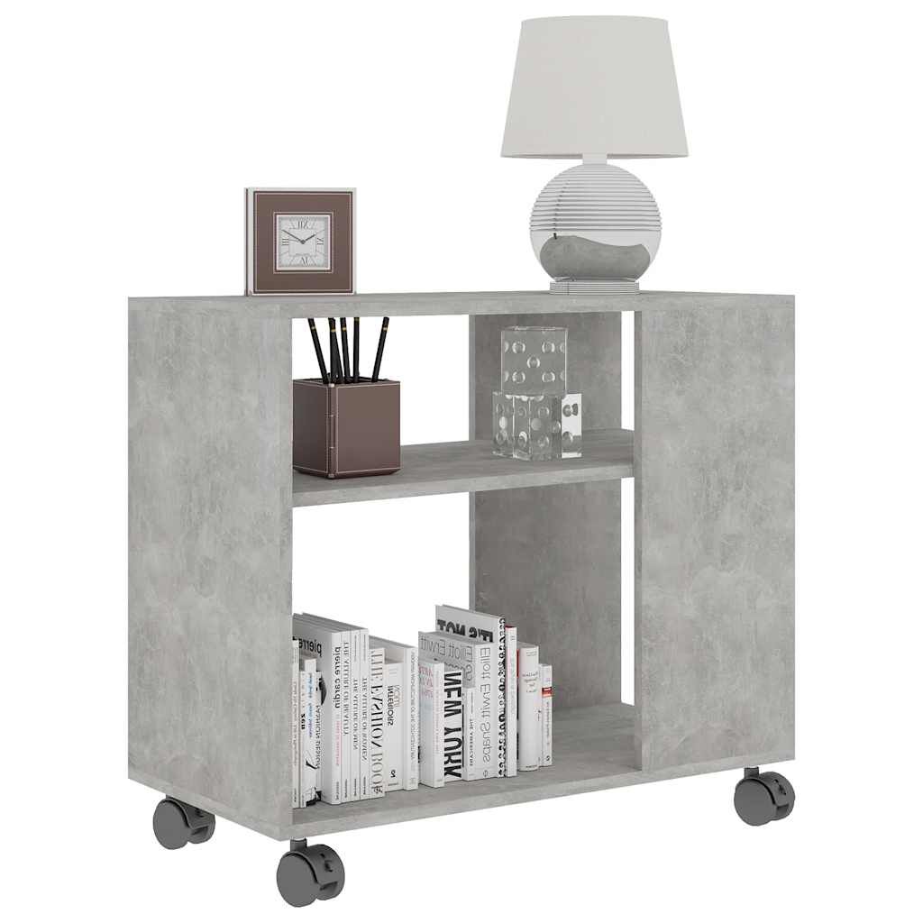 vidaXL Side Table Concrete Grey 70x35x55 cm Engineered Wood