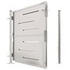 vidaXL Garden Gate 100x100 cm Stainless Steel