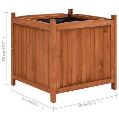 vidaXL Raised Beds 2 pcs 50x50x50 cm Firwood,  vidaXL Raised Beds 2 pcs 50x50x50 cm Firwood