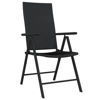 vidaXL 5 Piece Garden Dining Set Black,  vidaXL 5 Piece Garden Dining Set Black