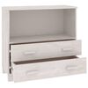 vidaXL Sideboard HAMAR White 85x35x80 cm Solid Wood Pine