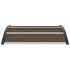 vidaXL Door Canopy Black 120x100 cm PC