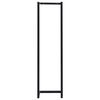 vidaXL Towel Rack Black 25x20x95 cm Iron