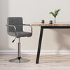 vidaXL Bar Stool Light Grey Fabric