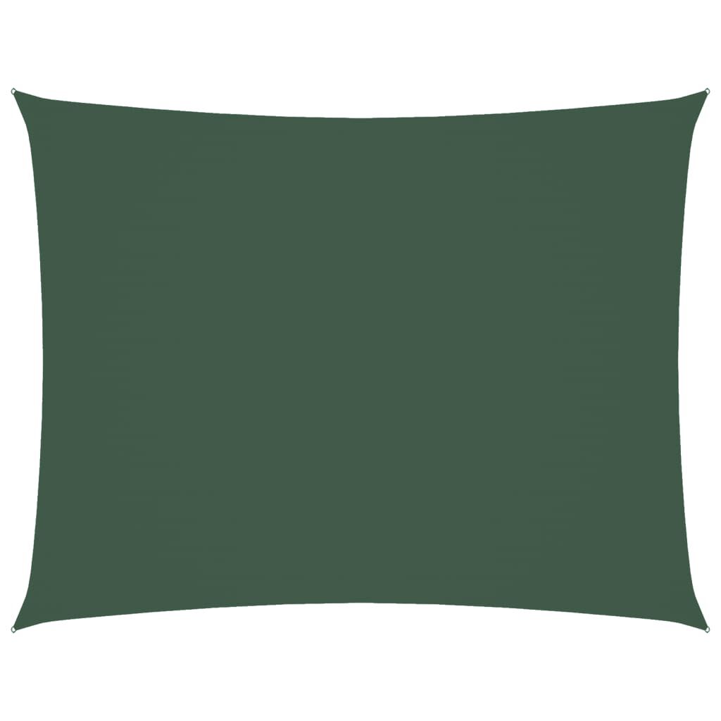 vidaXL Sunshade Sail Oxford Fabric Rectangular 3x6 m Dark Green