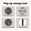 vidaXL Folding Party Tent with Sidewalls Anthracite 3x6 m