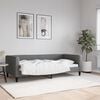 vidaXL Day Bed without Mattress Dark Grey 90x190 cm Fabric