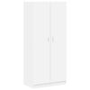 vidaXL Wardrobe White 90x52x200 cm Engineered Wood