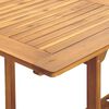 vidaXL 7 Piece Garden Dining Set Grey Polypropylene and Solid Wood