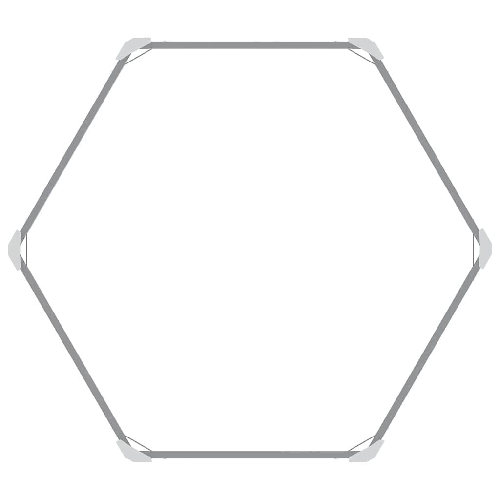 vidaXL Garden Raised Bed Galvanised Steel 129x129x77 cm Grey