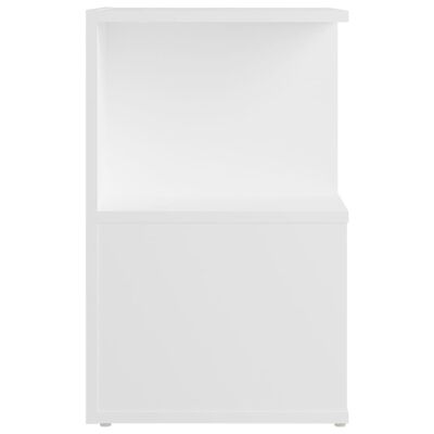 vidaXL Bedside Cabinet White 35x35x55 cm Engineered Wood, white vidaXL Bedside Cabinet White 35x35x55 cm Engineered Wood