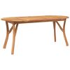 vidaXL 5 Piece Garden Dining Set Solid Wood Acacia