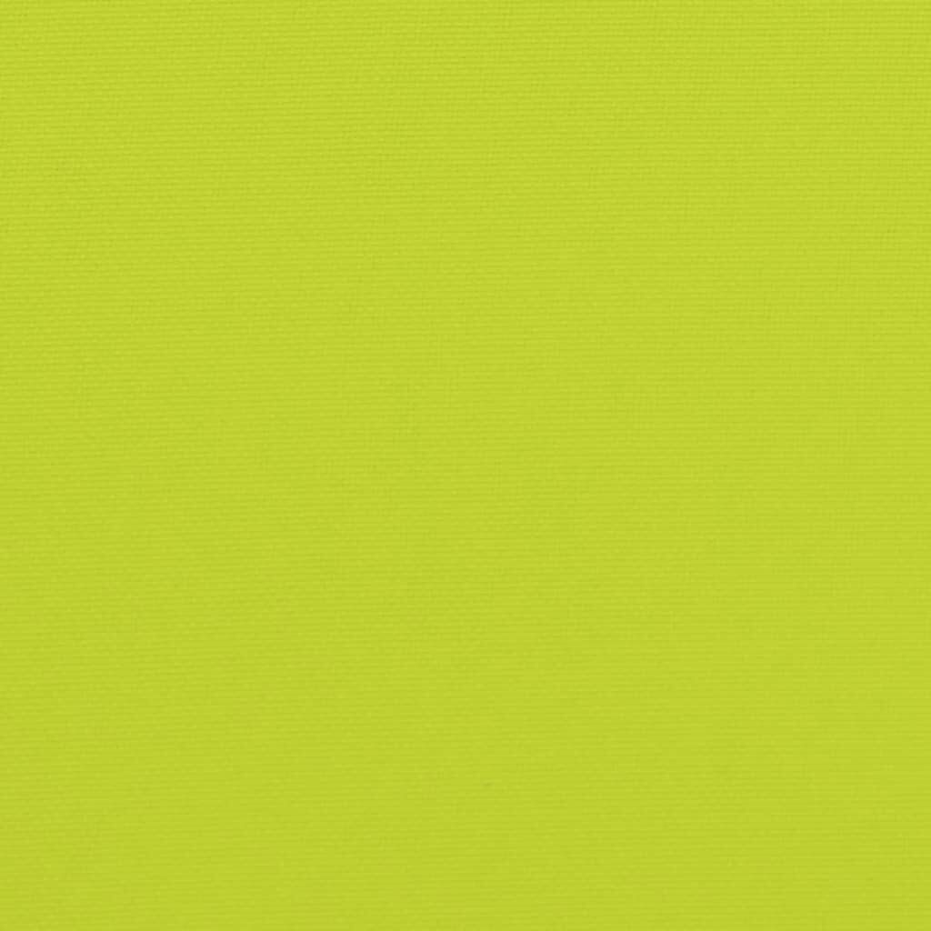 vidaXL Pallet Cushion Bright Green 70x40x12 cm Fabric
