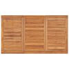 vidaXL Garden Dining Table 140x80x77 cm Solid Teak Wood