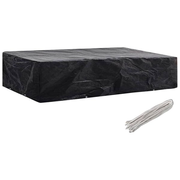 vidaXL Garden Sunlounger Cover 2 pcs 8 Eyelets 218x77x55 cm