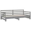 vidaXL Pull-out Day Bed without Mattress Grey 2x(90x200)cm