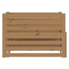 vidaXL Pull-out Day Bed without Mattress Honey Brown 2x(90x200)cm