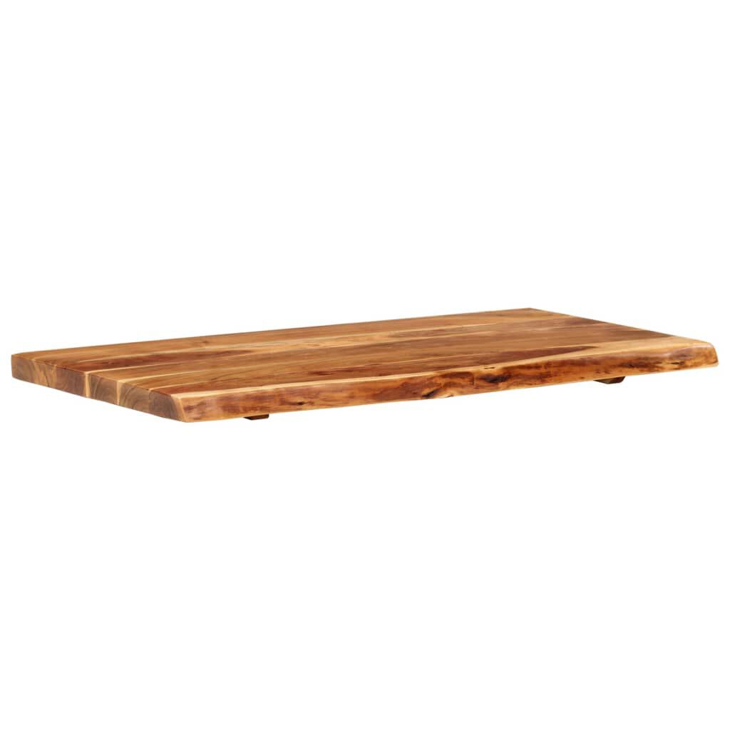 vidaXL Bathroom Vanity Top Solid Acacia Wood 100x52x3.8 cm