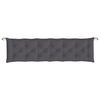 vidaXL Garden Bench Cushions 2pcs Anthracite 200x50x7cm Oxford Fabric