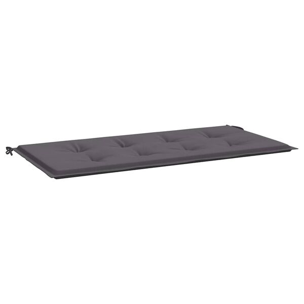 vidaXL Garden Bench Cushion Anthracite 120x50x4 cm Oxford Fabric
