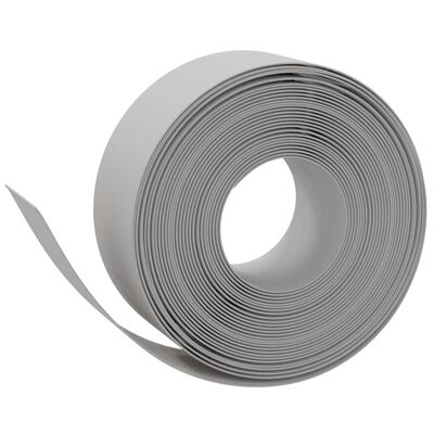 vidaXL Garden Edgings 3 pcs Grey 10 m 20 cm Polyethylene, grey vidaXL Garden Edgings 3 pcs Grey 10 m 20 cm Polyethylene