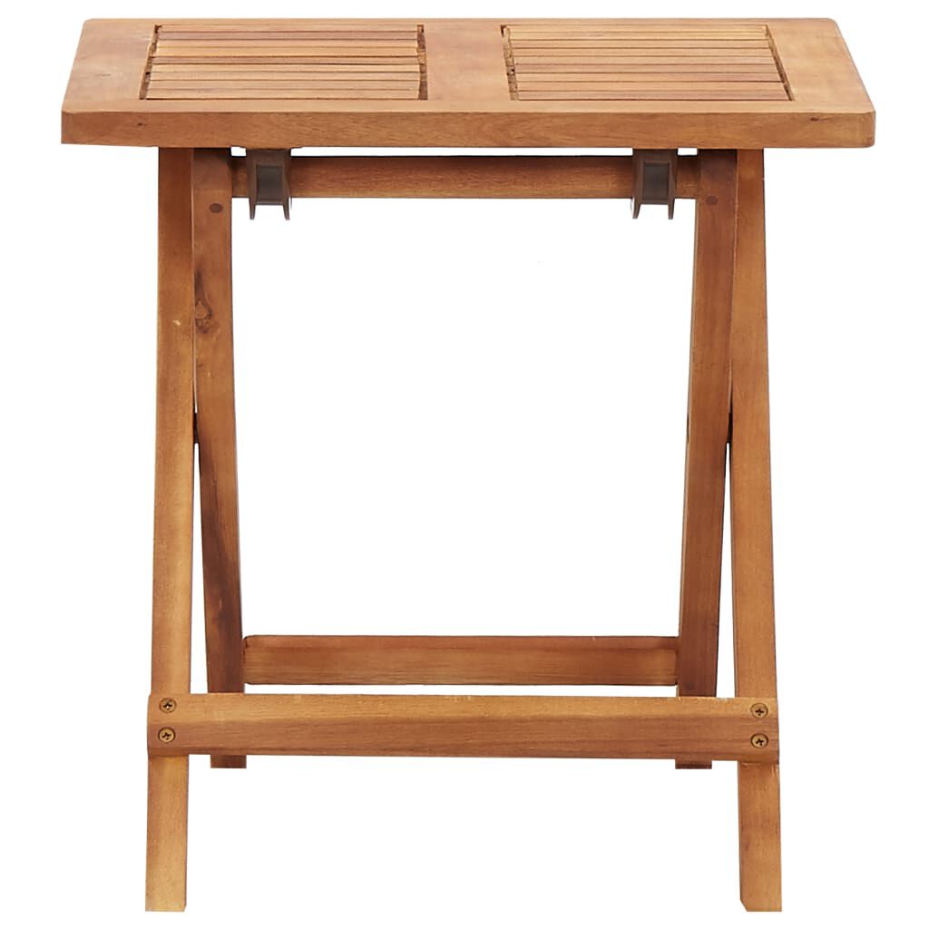 vidaXL Folding Garden Coffee Table 40x40x40 cm Solid Acacia Wood