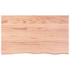vidaXL Table Top Light Brown 100x60x(2-6) cm Treated Solid Wood Oak