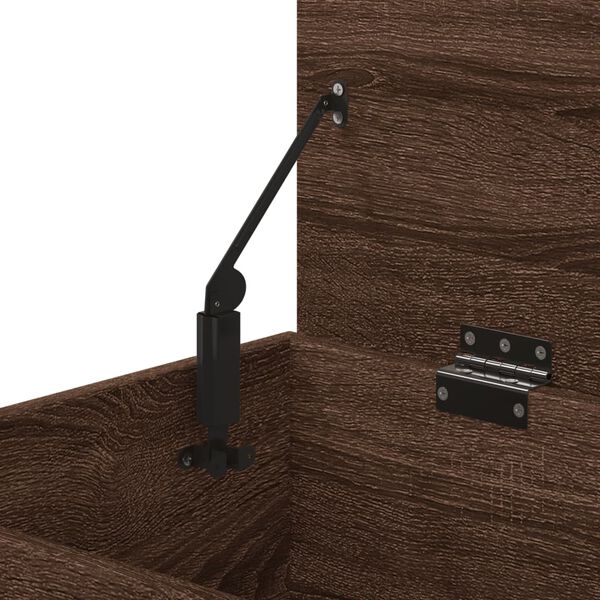 vidaXL Storage Chest Brown Oak 84x42x46 cm Engineered Wood