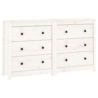 vidaXL Sideboard White 140x35x80 cm Solid Wood Pine, white vidaXL Sideboard White 140x35x80 cm Solid Wood Pine