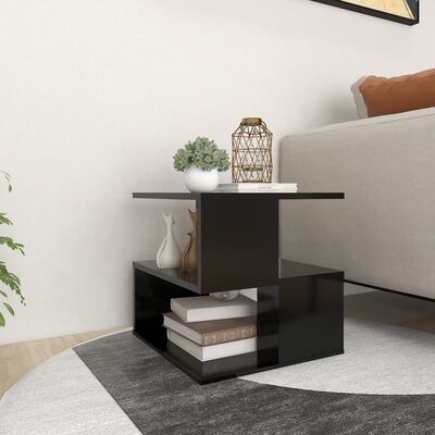 vidaXL Side Table Black 40x40x40 cm Engineered Wood, black vidaXL Side Table Black 40x40x40 cm Engineered Wood