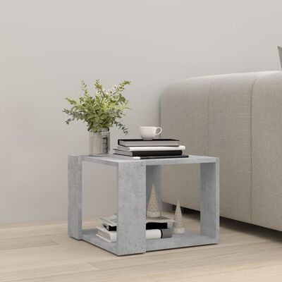 vidaXL Coffee Table Concrete Grey 40x40x30 cm Engineered Wood, concrete grey vidaXL Coffee Table Concrete Grey 40x40x30 cm Engineered Wood