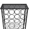 vidaXL Wine Rack for 28 Bottles Metal